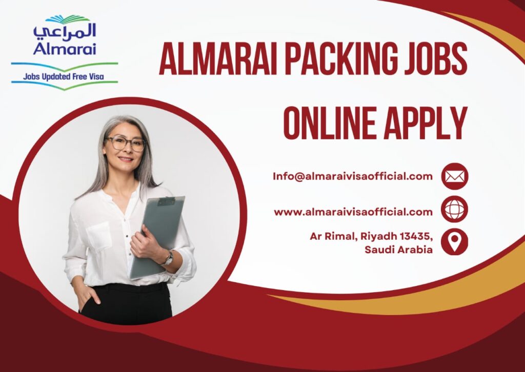 Almarai packing Jobs online apply